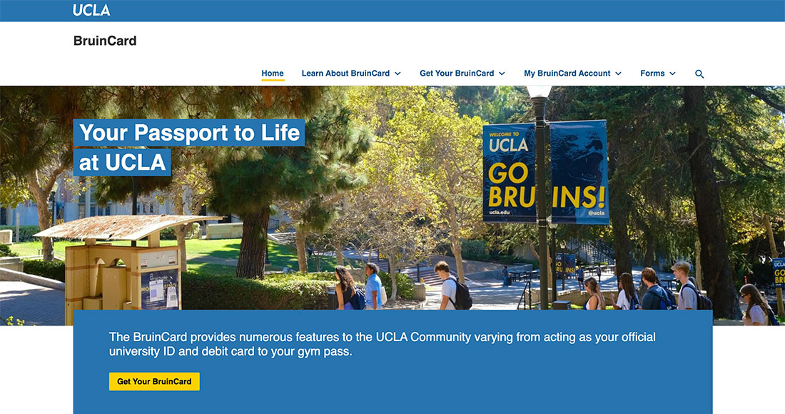 ucla bruincard website