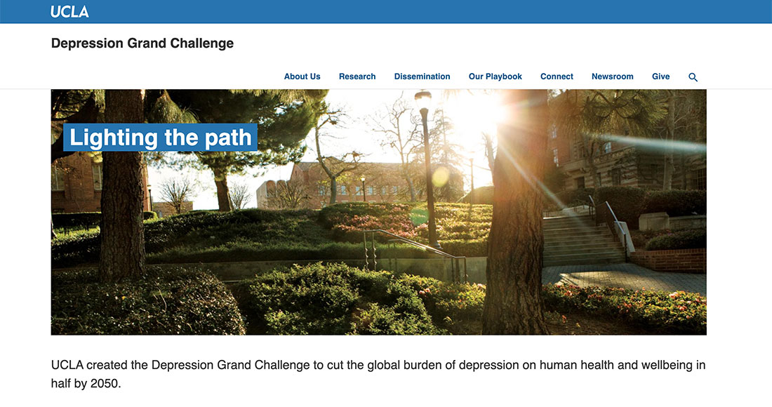 Depresion Grand Challenges Website